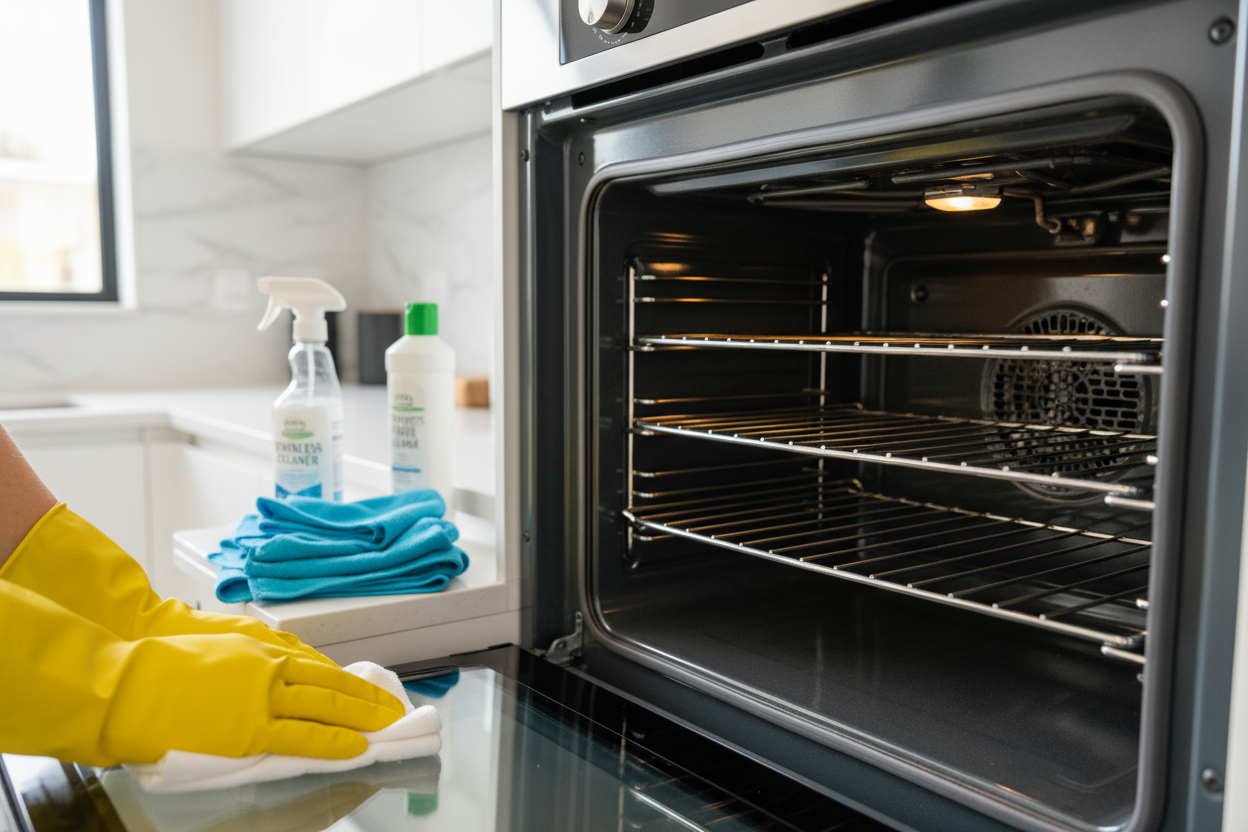 cleaning oven